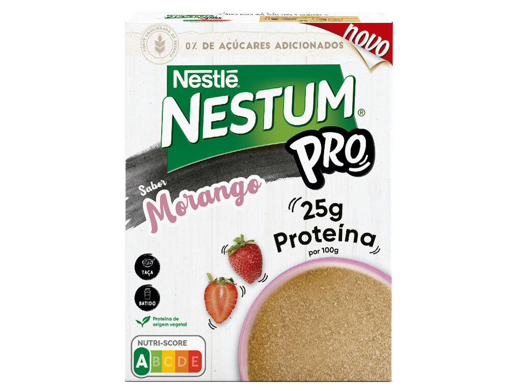 FLOCOS CEREAIS NESTUM PROTE&Iacute;NA MORANGO 250 G