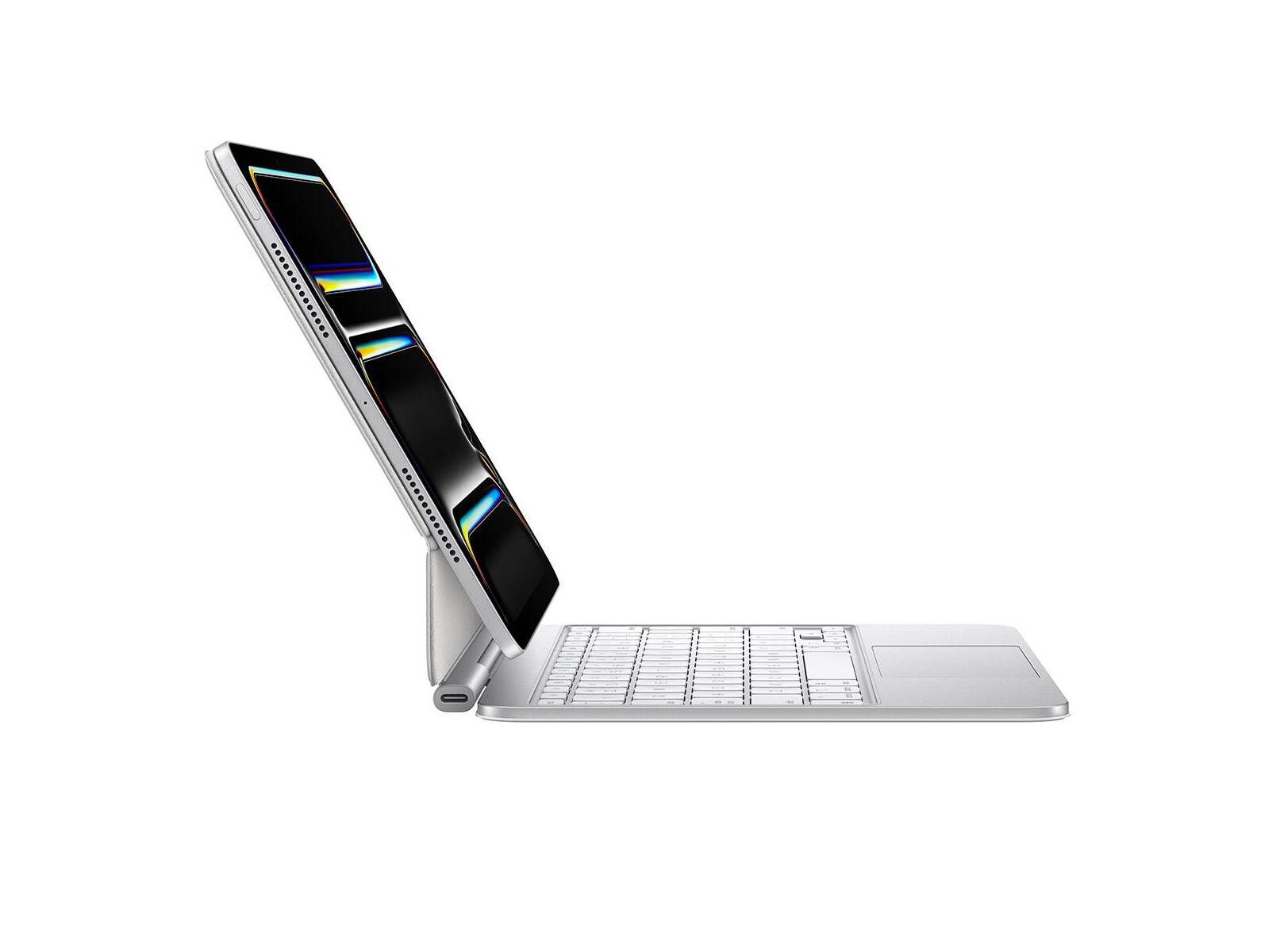 CAPA TECLADO APPLE MAGIC KEYBOARD PARA IPAD PRO (11" M4 TECLADO EM PORTUGU&Ecirc;S - BRANCO ) image number 3