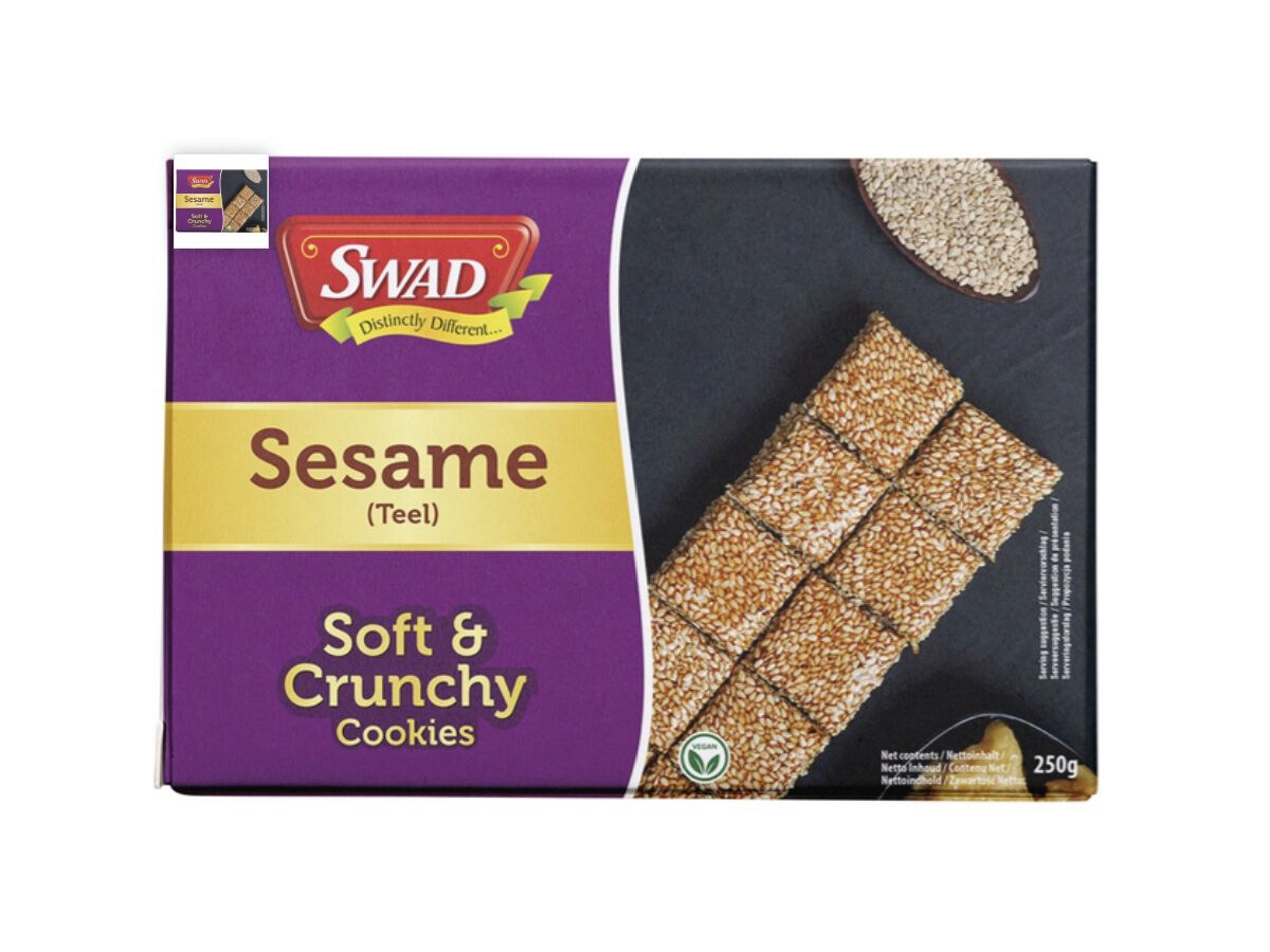 BISCOITOS SWAD S&Eacute;SAMO 250G image number 0
