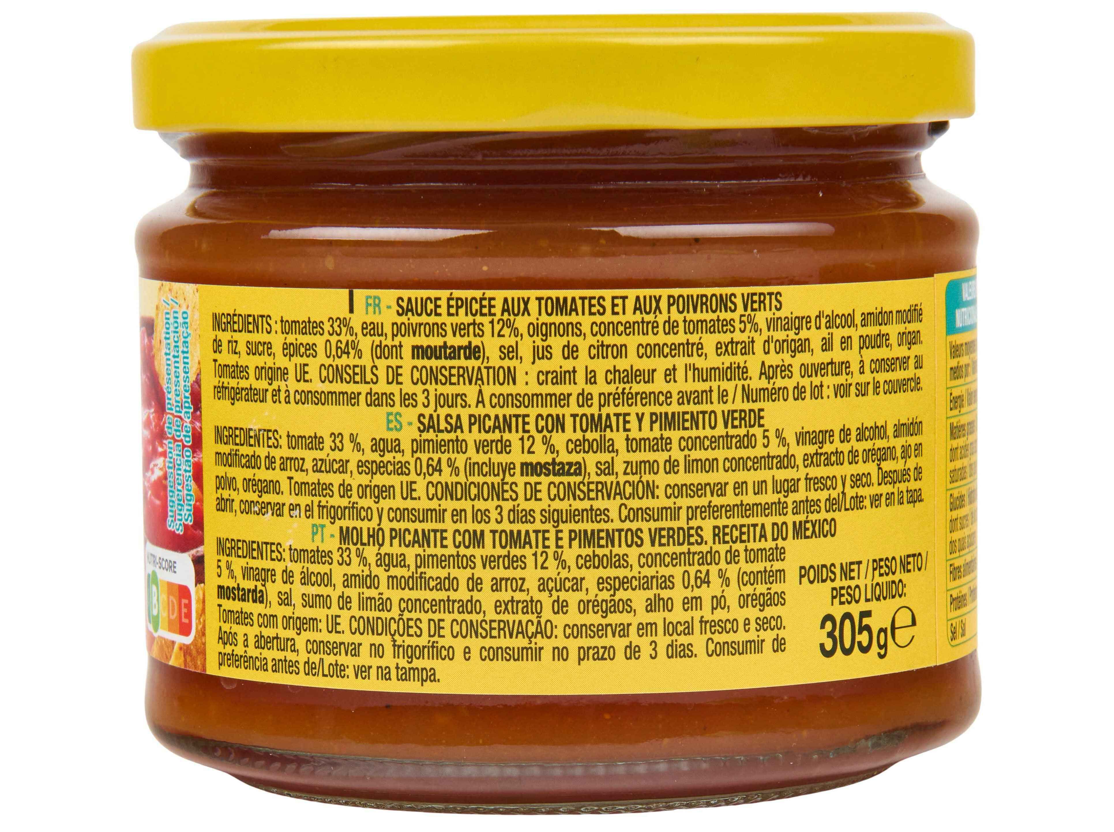 MOLHO PICANTE AUCHAN 305G image number 1