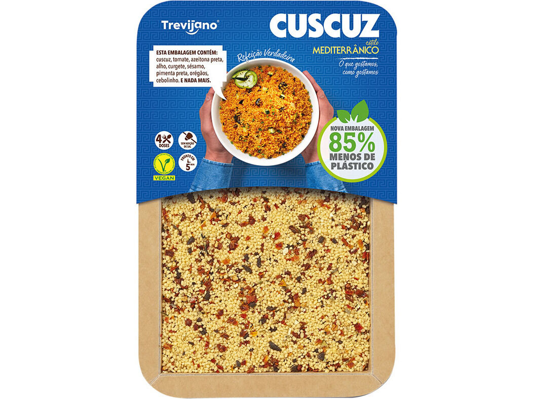 CUSCUZ TREVIJANO MEDITERR&Acirc;NEO VEGAN 300G image number 0