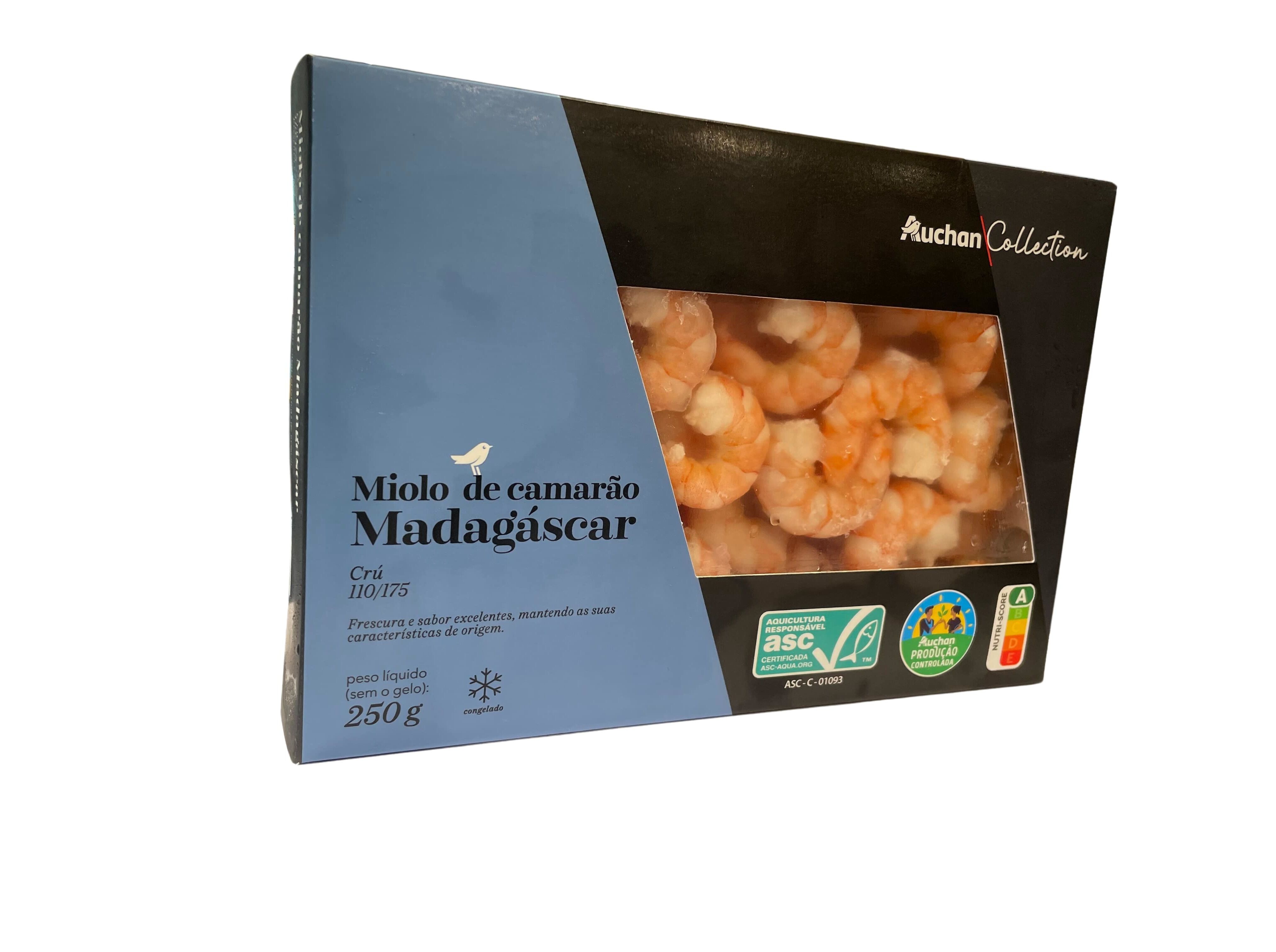 MIOLO DE CAMAR&Atilde;O AUCHAN COLLECTION CULTIVAMOS O BOM MADAG&Aacute;SCAR 110/175 250G