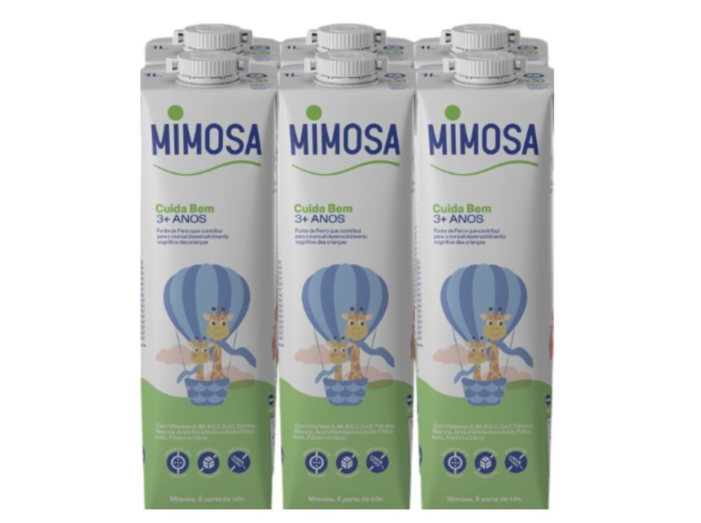 LEITE MIMOSA INFANTIL CRESCIMENTO +3 ANOS 6X1L image number 0