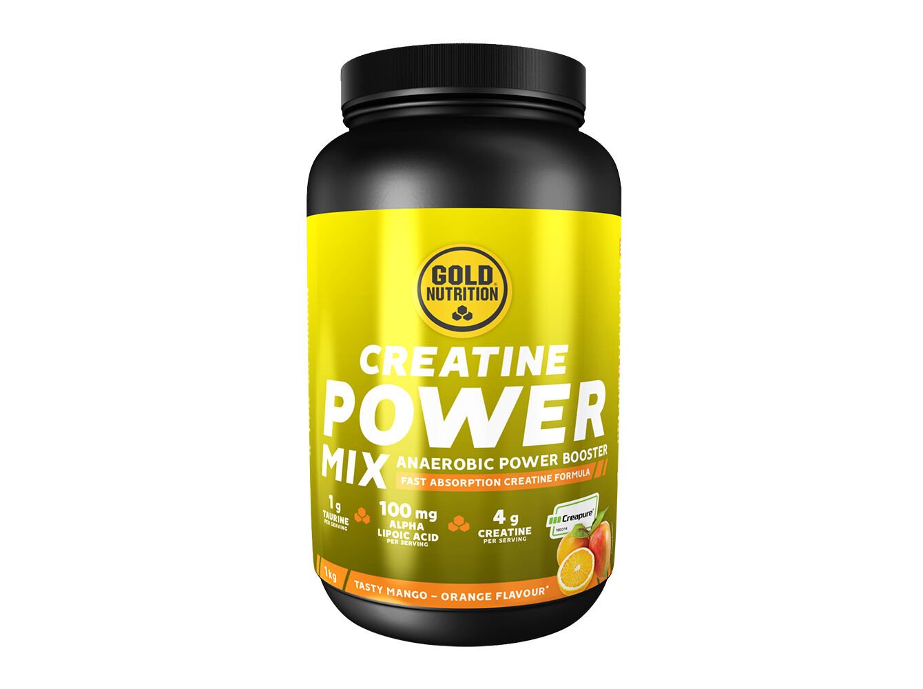 SUPLEMENTO GOLDNUTRITION CREATINE POWER MIX LARANJA MANGA 1KG
