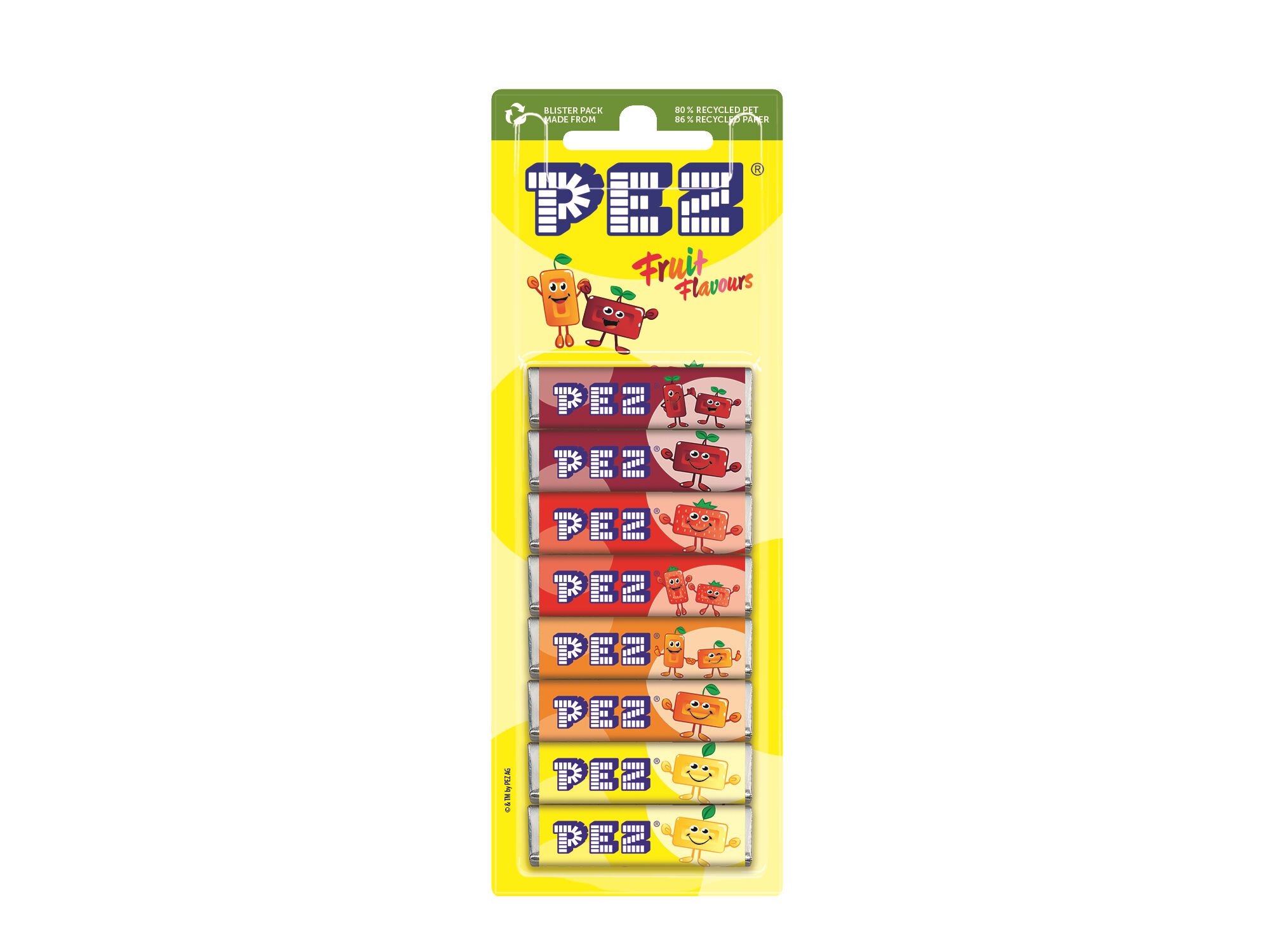 DROPS PEZ BLISTER E PACK FRUIT 68G