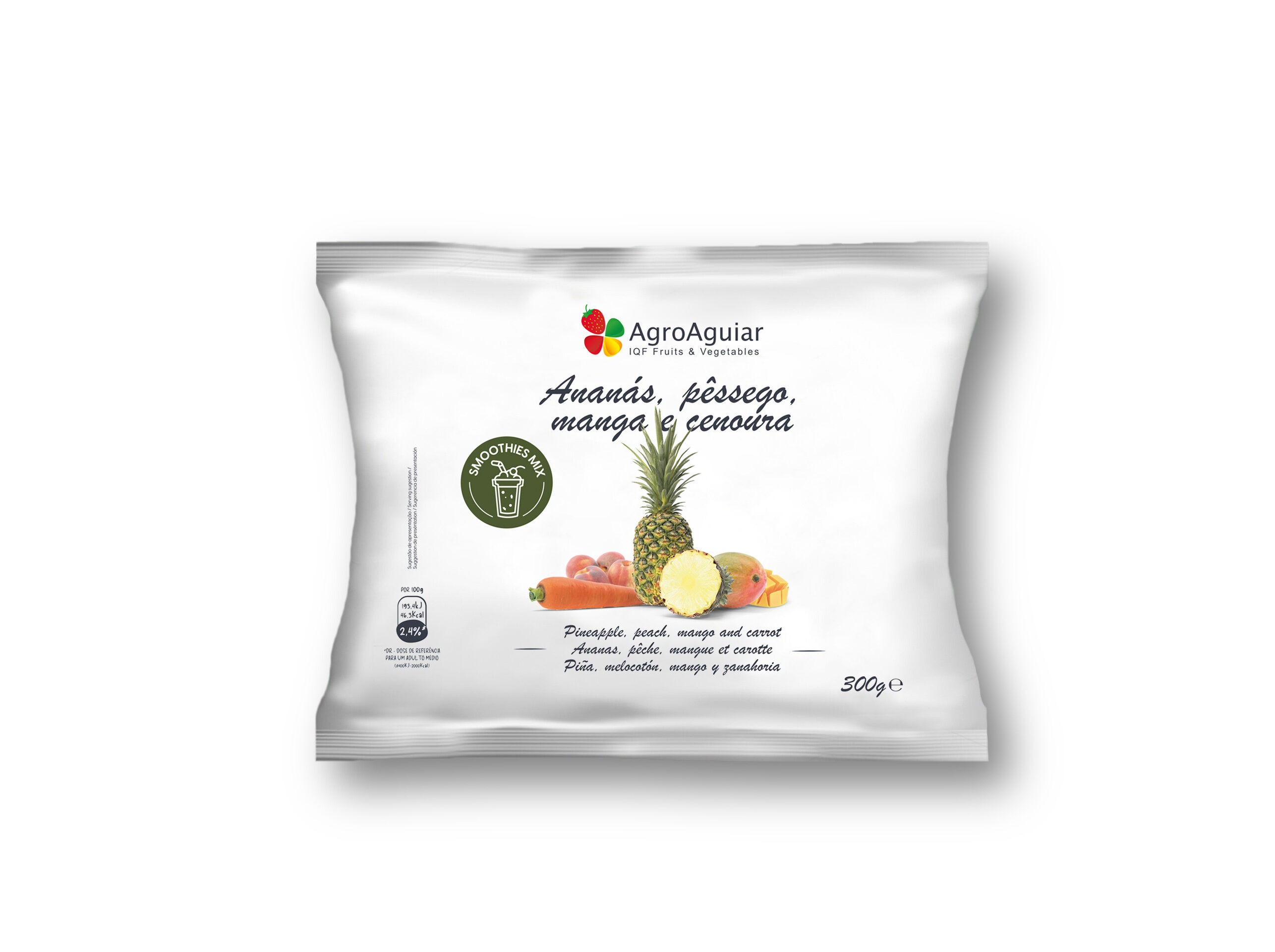 MIX FRUTAS AGROAGUIAR FRT. TROPICAIS/CENOURA 300G