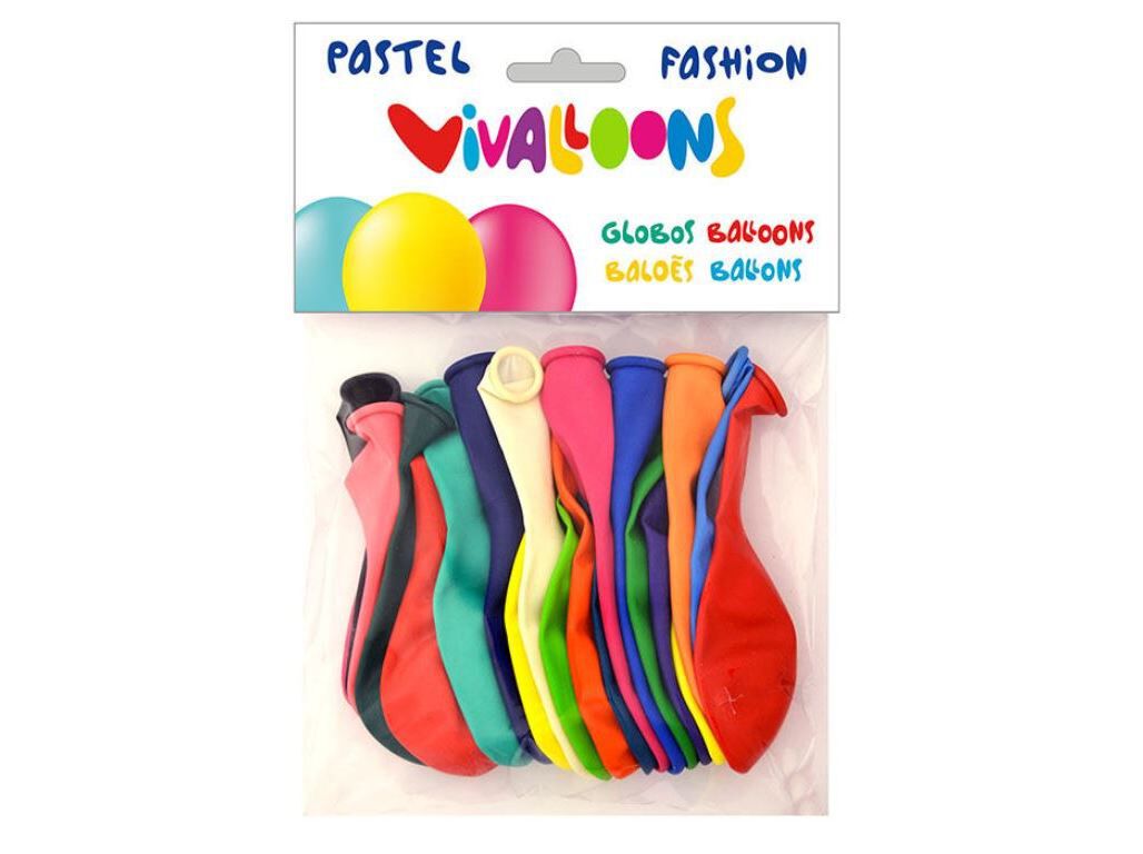 BAL&Otilde;ES VIVALOONS CORES SORTIDAS 20 UNIDADES