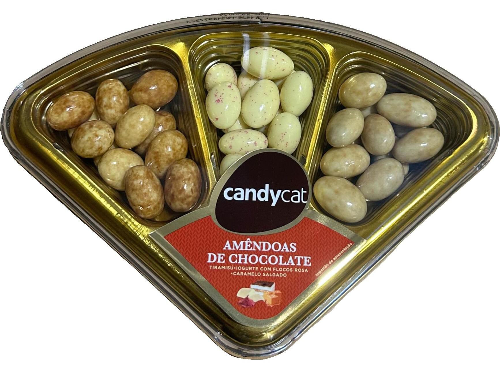 AM&Ecirc;NDOAS CHOCOLATE CANDYCAT LEQUE SORTIDO ESPECIALIDADES CAIXA180G image number 0