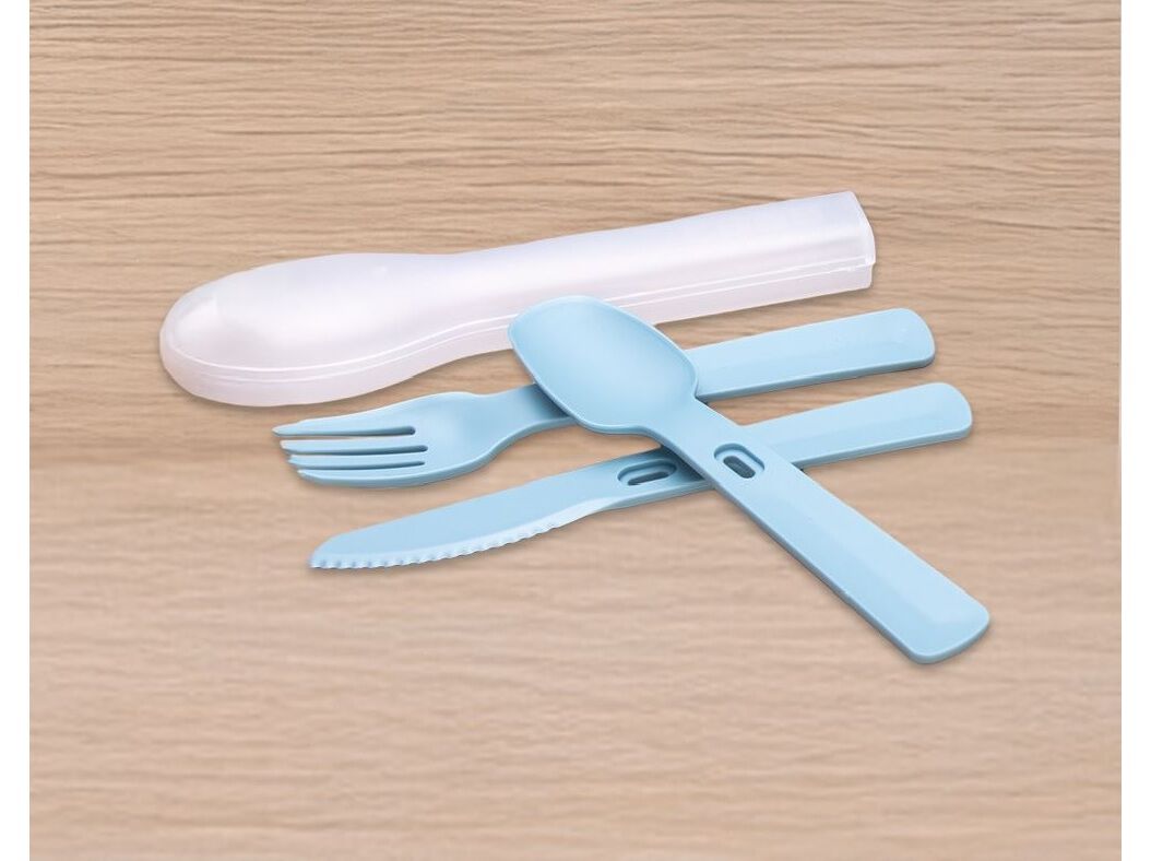 CONJUNTO TALHERES COM CAIXA ACTUEL PL&Aacute;STICO