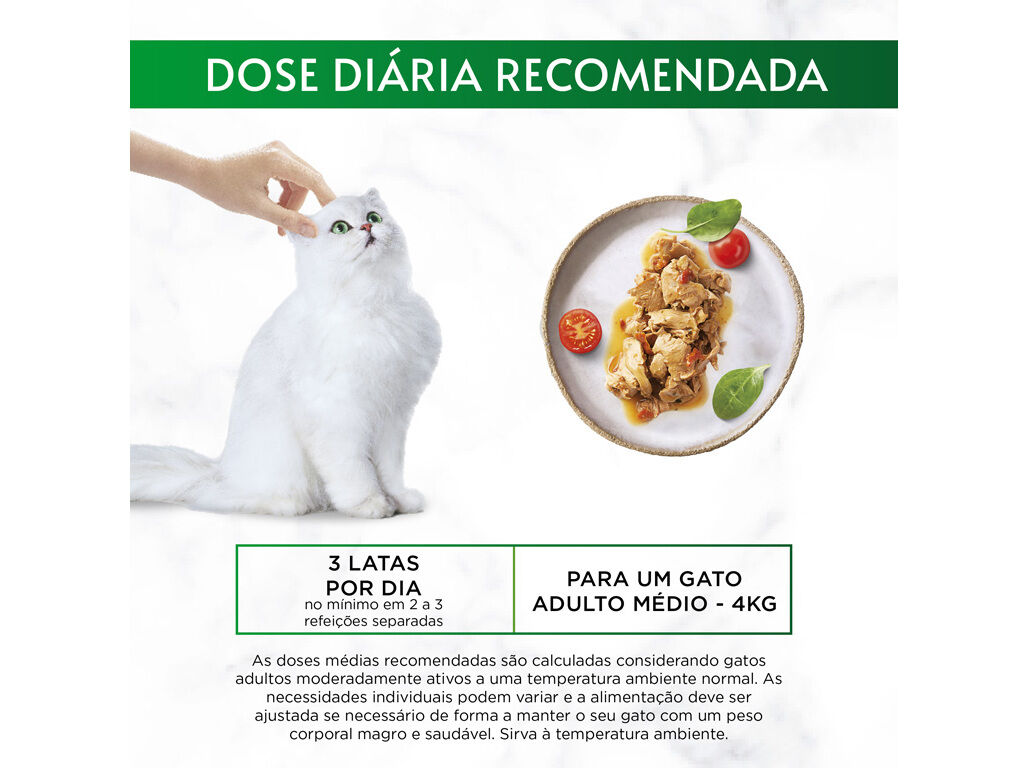 COMIDA H&Uacute;MIDA PARA GATO GOURMET NATURES CREATIONS COM FRANGO E PERU 4X85G image number 4