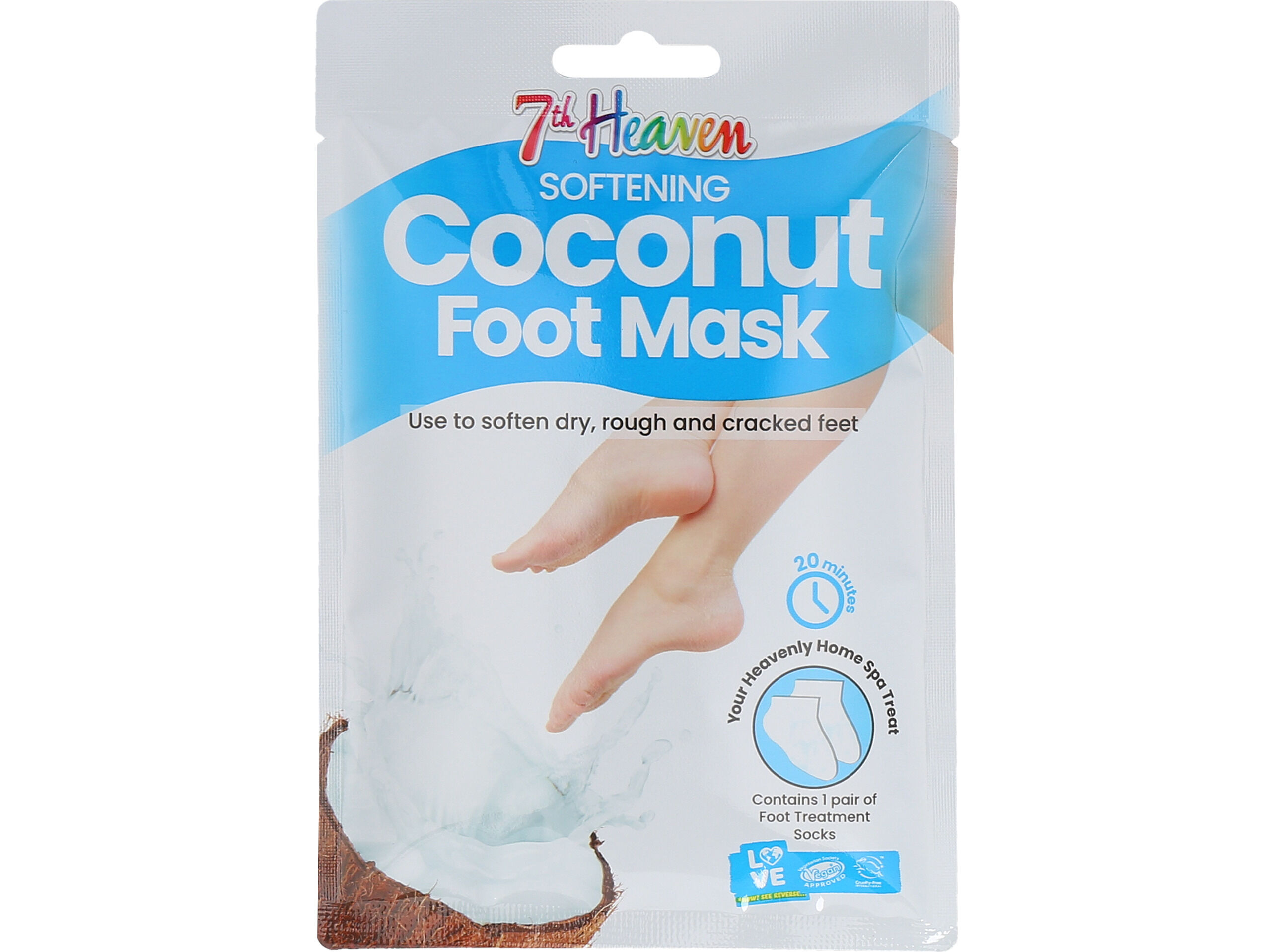 M&Aacute;SCARA DE P&Eacute;S 7TH HEAVEN MEIAS SUAVIZANTES 1 UN image number 0