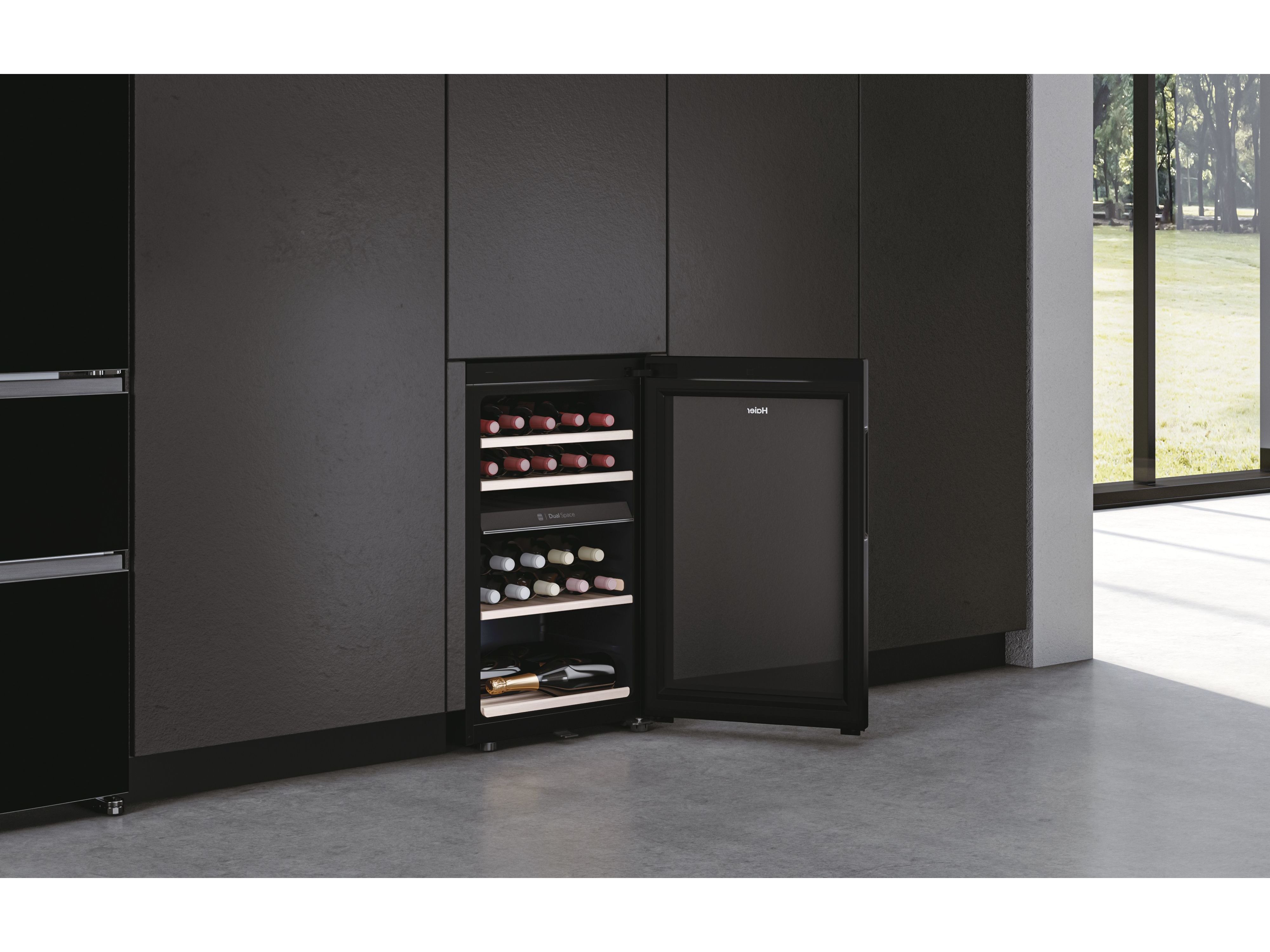 CAVE DE VINHOS HAIER HWS42GDAU1 GREY 42 GARRAFAS image number 7