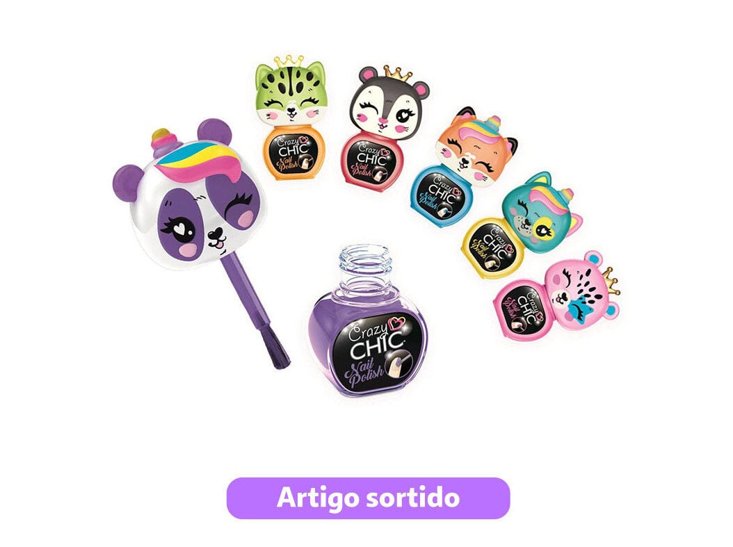 NAIL SET ANIMALS CRAZY CHIC MODELOS SORTIDOS image number 0