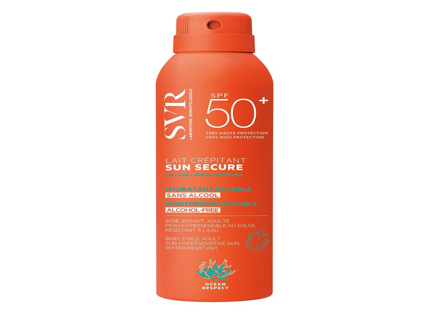 LEITE SVR SUN SECURE CREPITANT 200ML image number 0