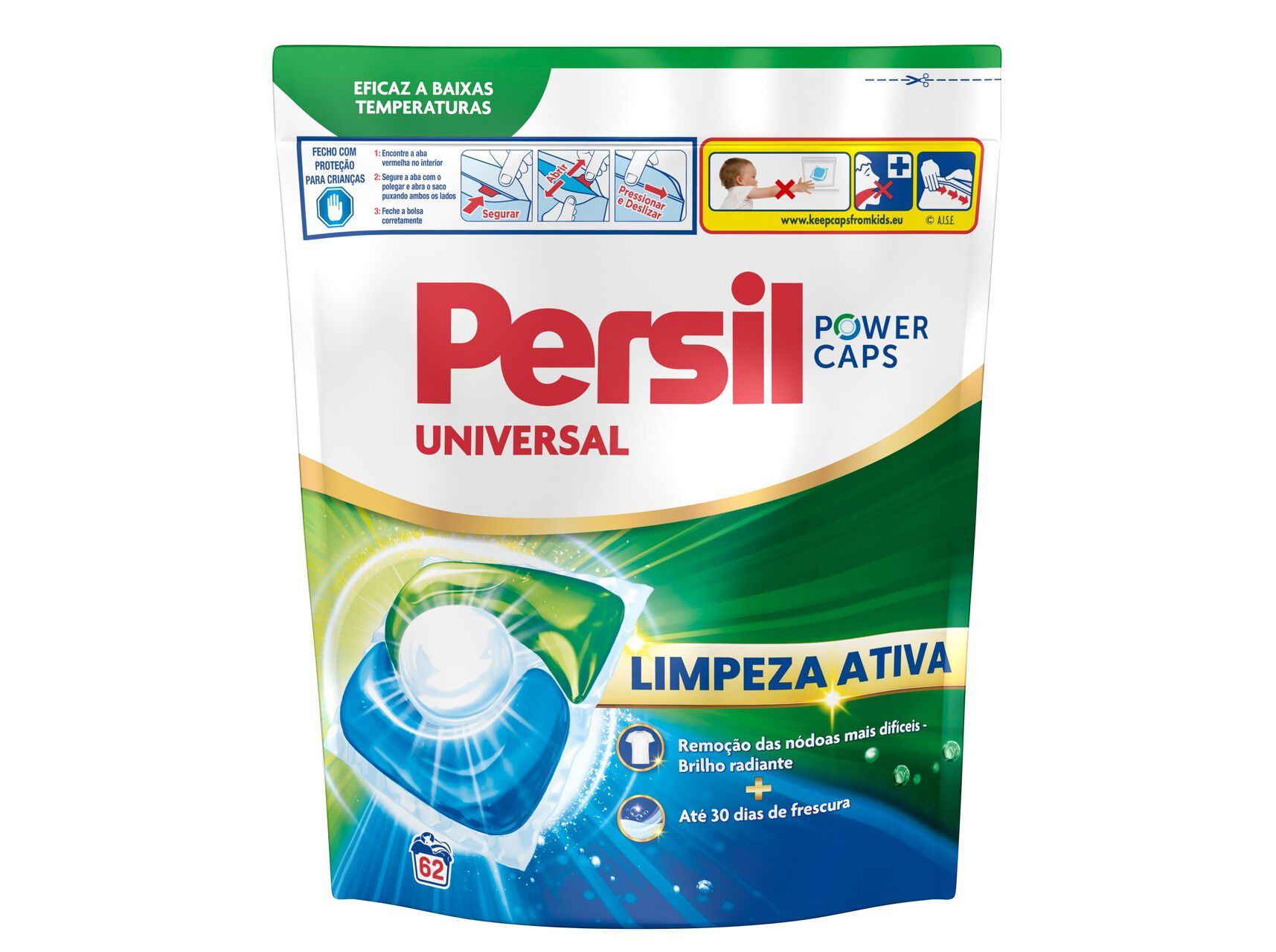 C&Aacute;PSULAS DET. ROUPA M&Aacute;Q PERSIL UNIVERSAL 62D