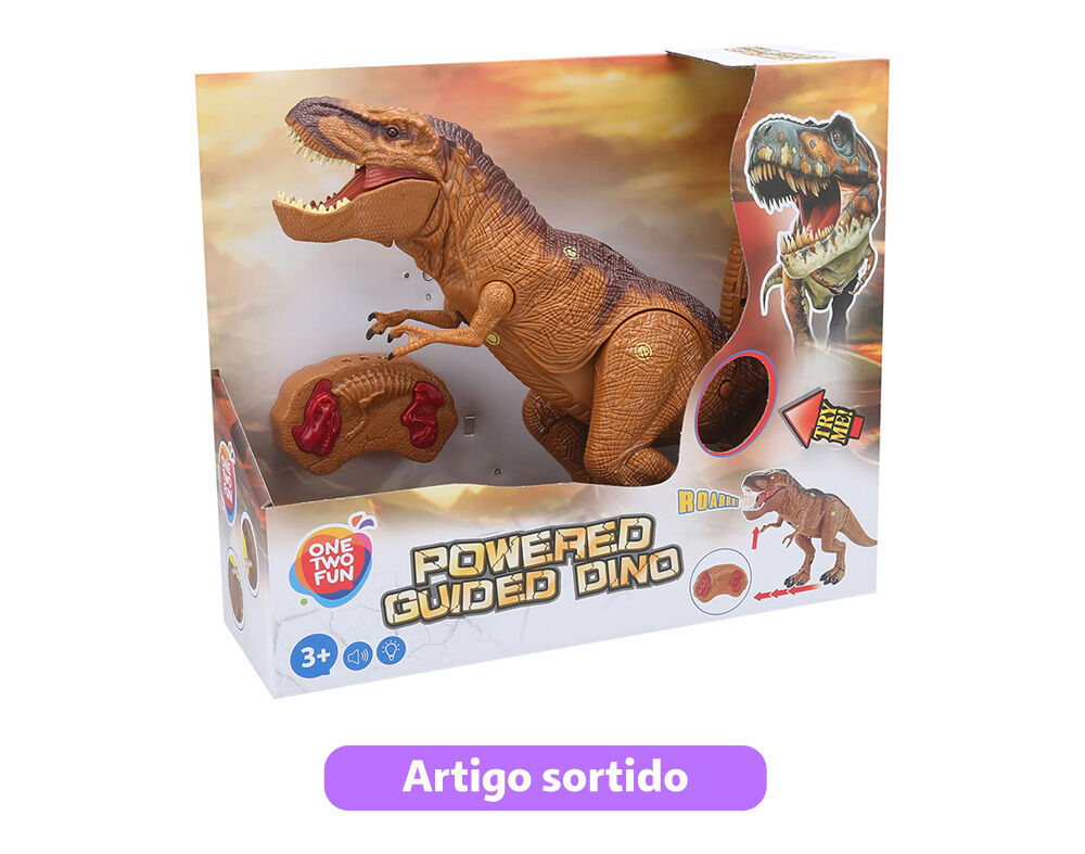 DINOSSAURO R/C ONE TWO FUN 28CM MODELOS SORTIDOS image number 2