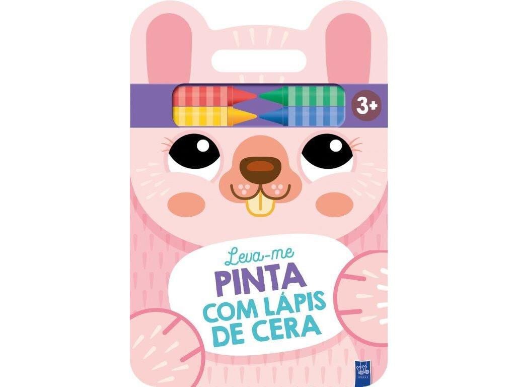 LIVRO LEVA-ME - PINTA COM L&Aacute;PIS DE CERA - COELHA image number 0