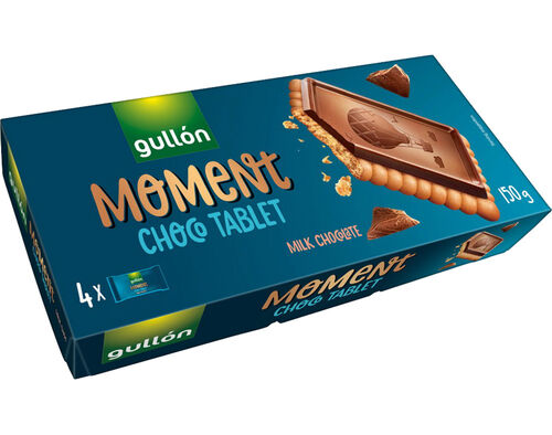 BOLACHA GULLON MOMENT CHOCOLATE LEITE 150G image number 0