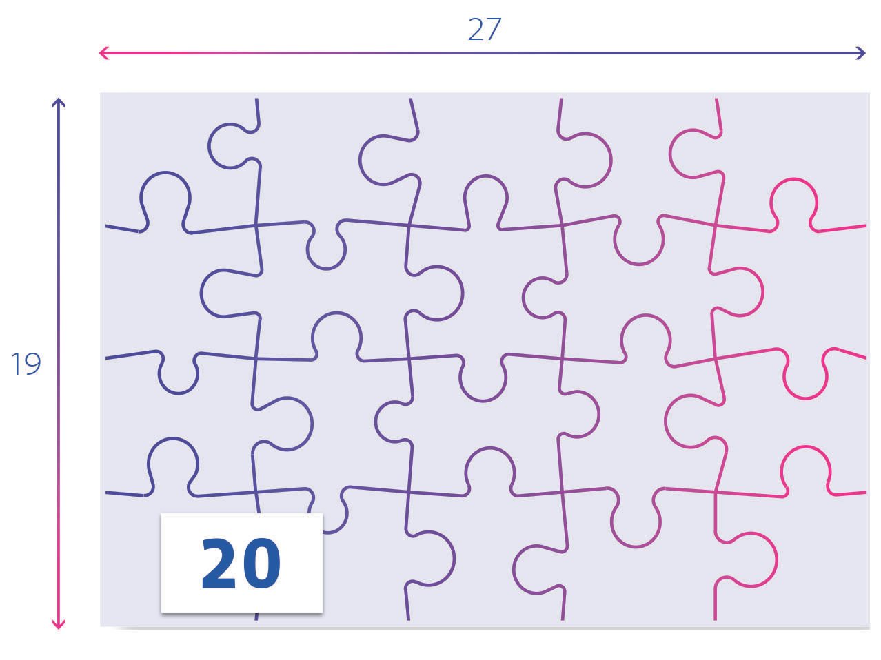 PUZZLE CLEMENTONI GABBY'S DOLLHOUSE 2X20 PE&Ccedil;AS image number 3