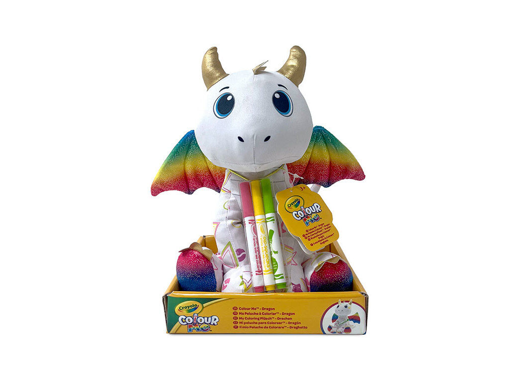 PINTA O TEU DRAGAO TEDDY CRAYOLA