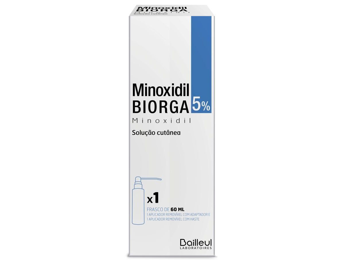 SOLU&Ccedil;&Atilde;O CUT&Acirc;NEA BIORGA MINOXIDIL 50 MG/ML 60ML image number 0