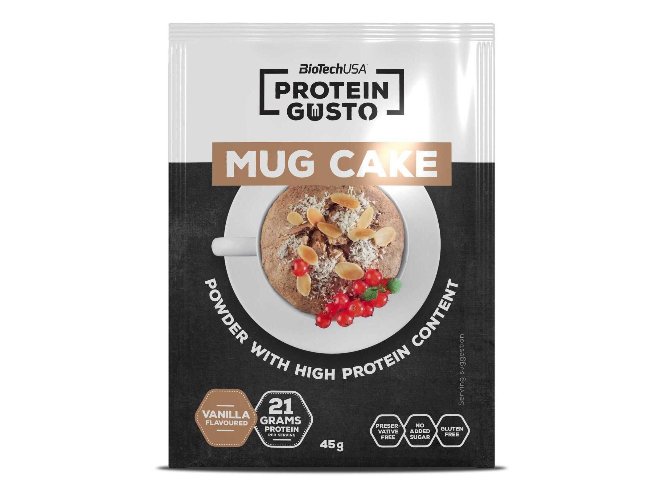 PREPARADO MUG CAKE BIOTECH USA PROTEINA BAUNILHA 45G