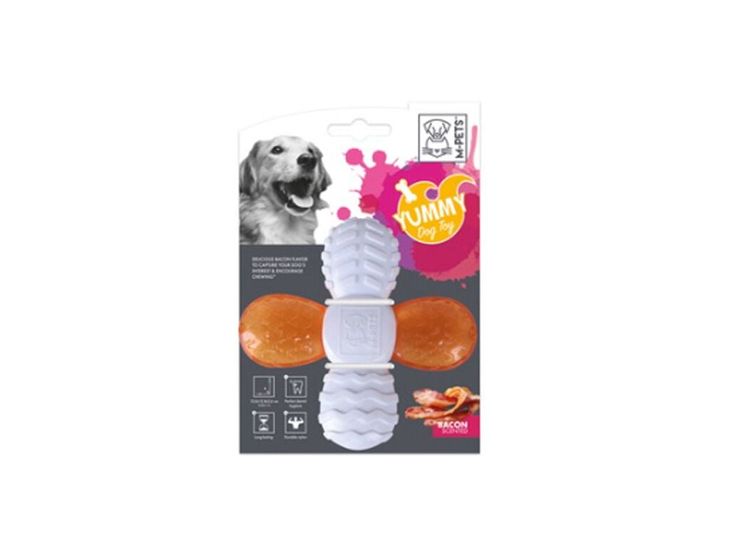 BRINQUEDO C&Atilde;O MPETS YUMMI BACON 12.8CM image number 0