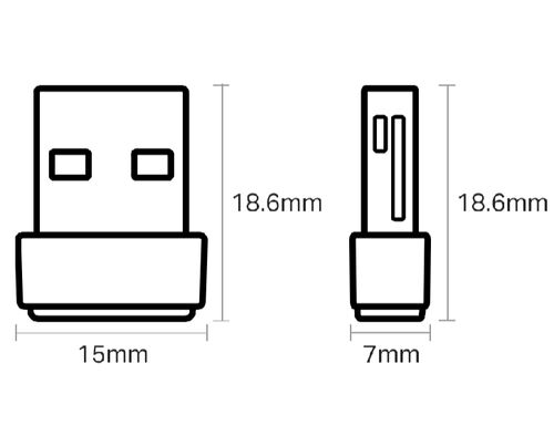 ADAPTADOR USB WI-FI TP-LINK AC 600MHZ ARCHER-T2U-NANO