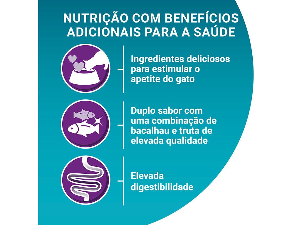 RA&Ccedil;&Atilde;O PARA GATO PURINA ONE APETITE DIF&Iacute;CIL 1.5KG image number 3