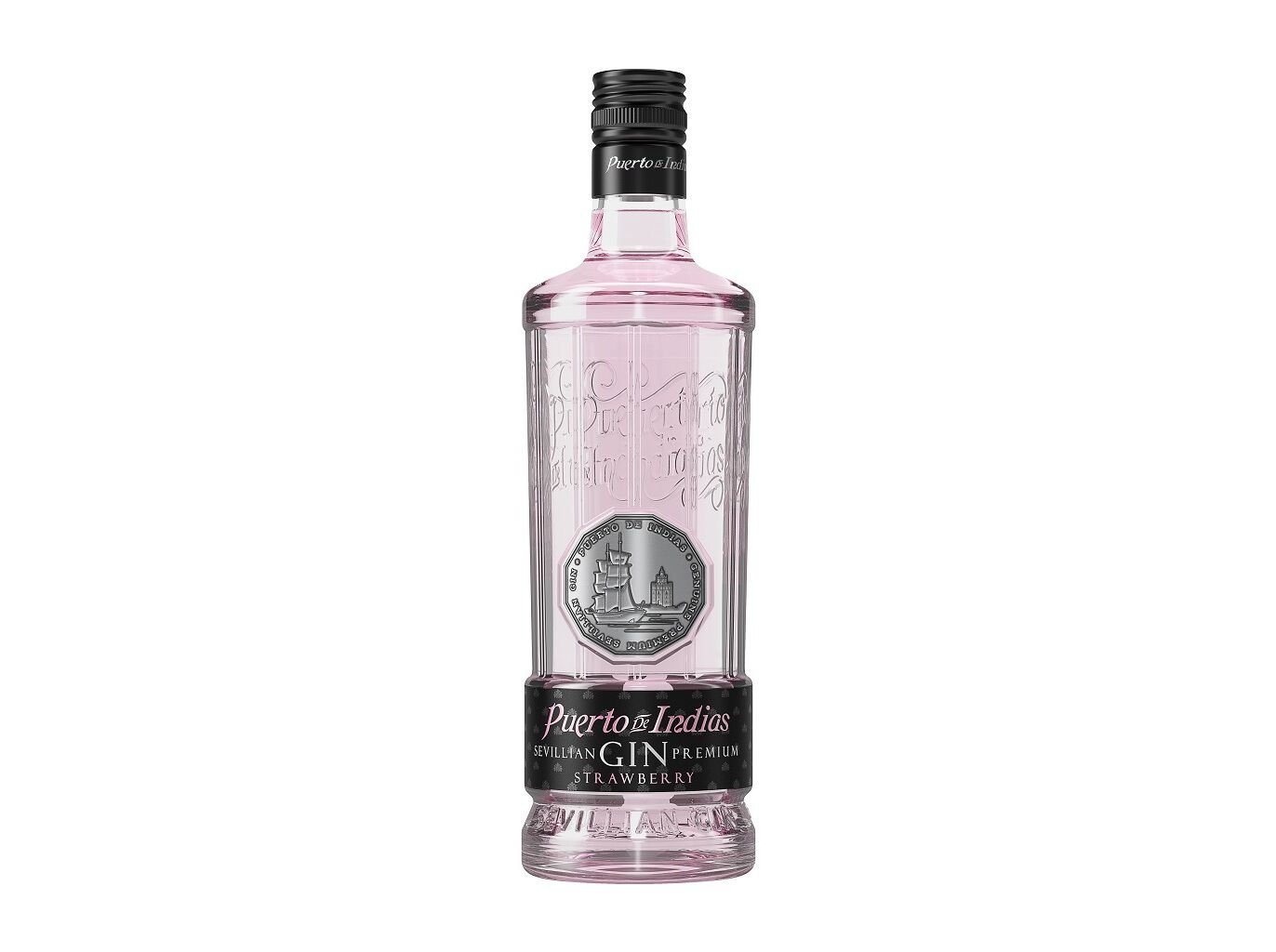 GIN PUERTO DE INDIAS PREMIUM STRAWBERRY 0.70L image number 1