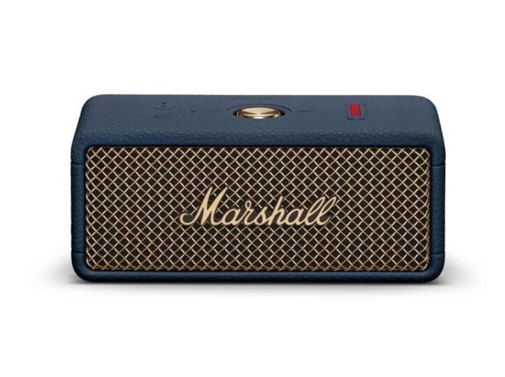 COLUNA PORTATIL BT MARSHALL EMBERTON III AZUL