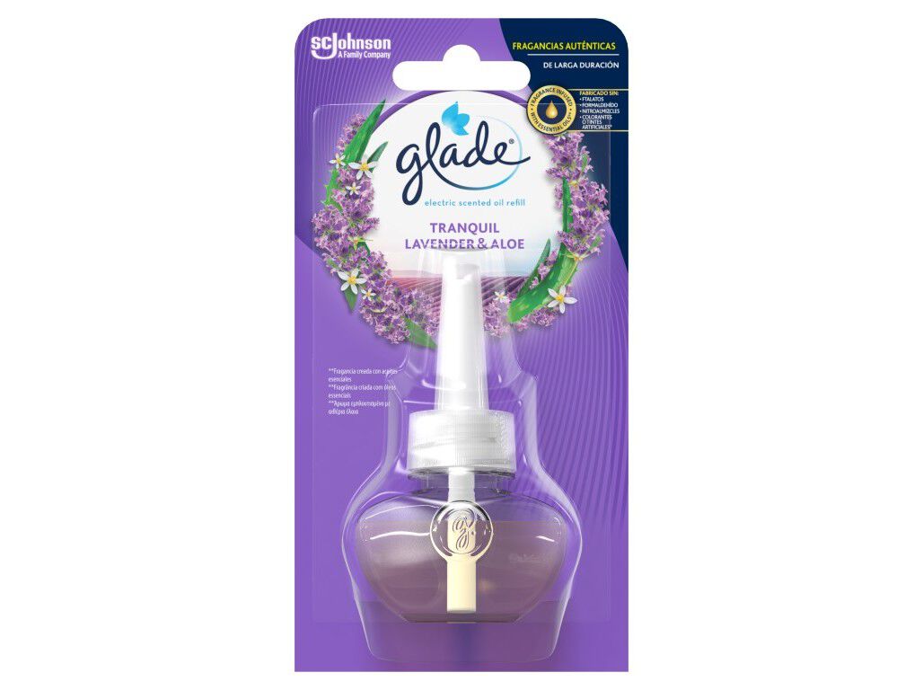AMBIENTADOR GLADE RECARGA LAVANDA 20ML