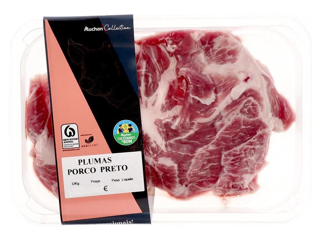 PLUMAS DE PORCO PRETO CONGELADO KG