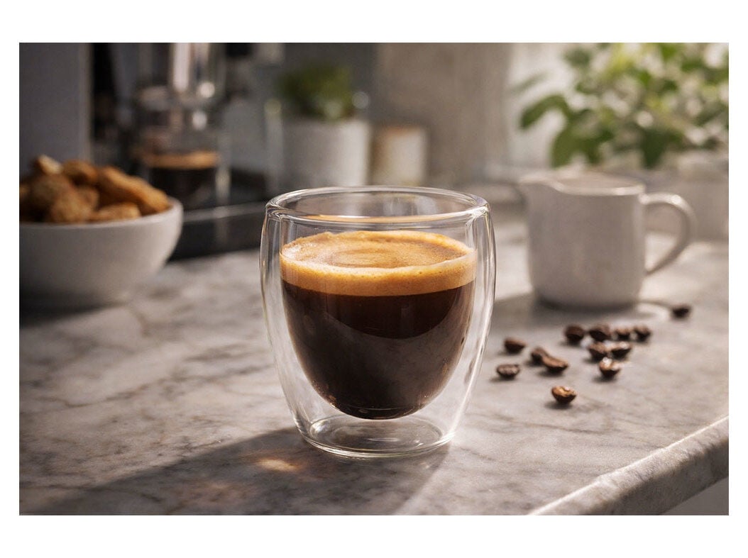 COPO CAF&Eacute; ACTUEL VIDRO DUPLO 10CL image number 1