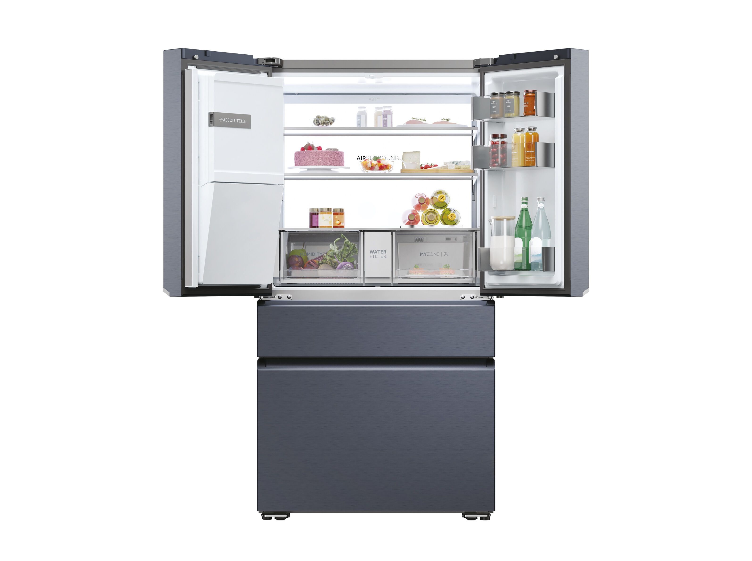 FRIGOR&Iacute;FICO AMERICANO HAIER HFW7918EIMB NO FROST E 601L image number 6