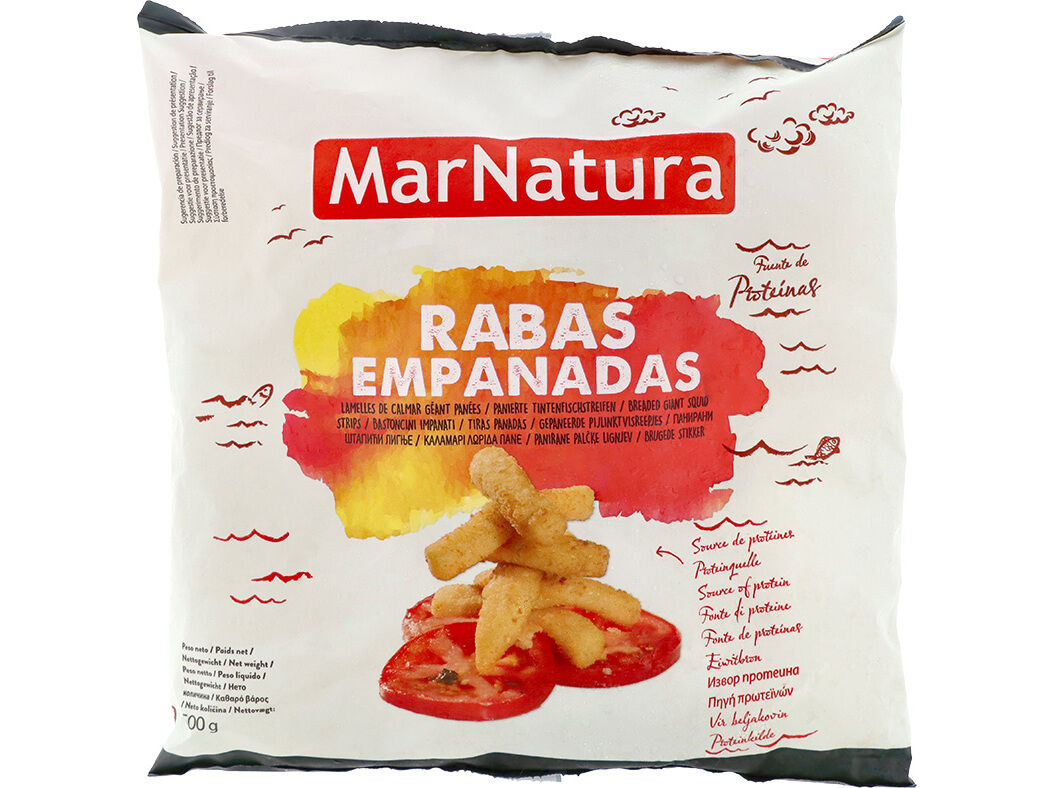 TIRAS DE POTA MARNATURA PANADAS 500G