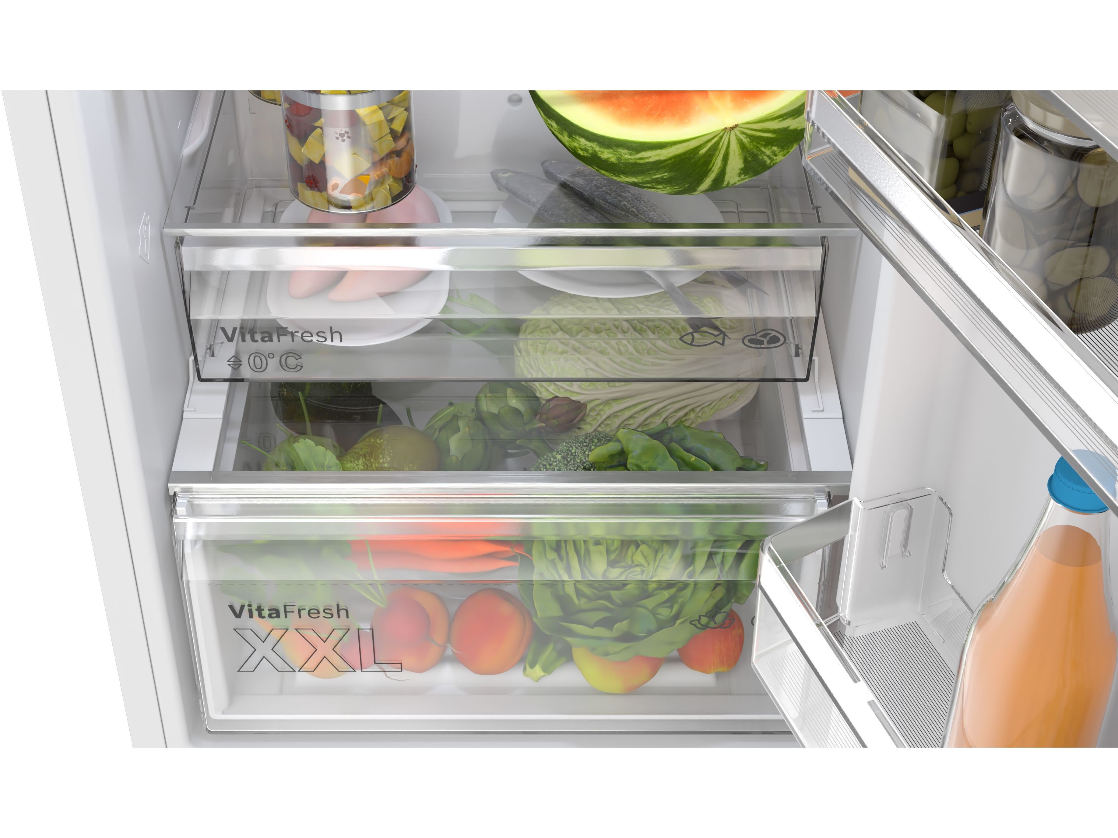 FRIGOR&Iacute;FICO COMBINADO BOSCH KGN362WCF S&Eacute;RIE 4 (NO FROST C 186CM 321L BRANCO) image number 3