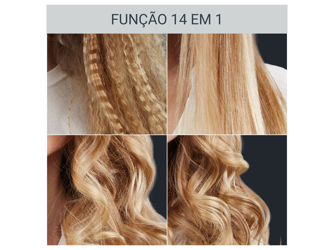 MODELADOR DE CABELO MULTIFUN&Ccedil;&Otilde;ES ROWENTA CF4231F0 INFINITIVE LOOKS 14 EM 1 image number 5