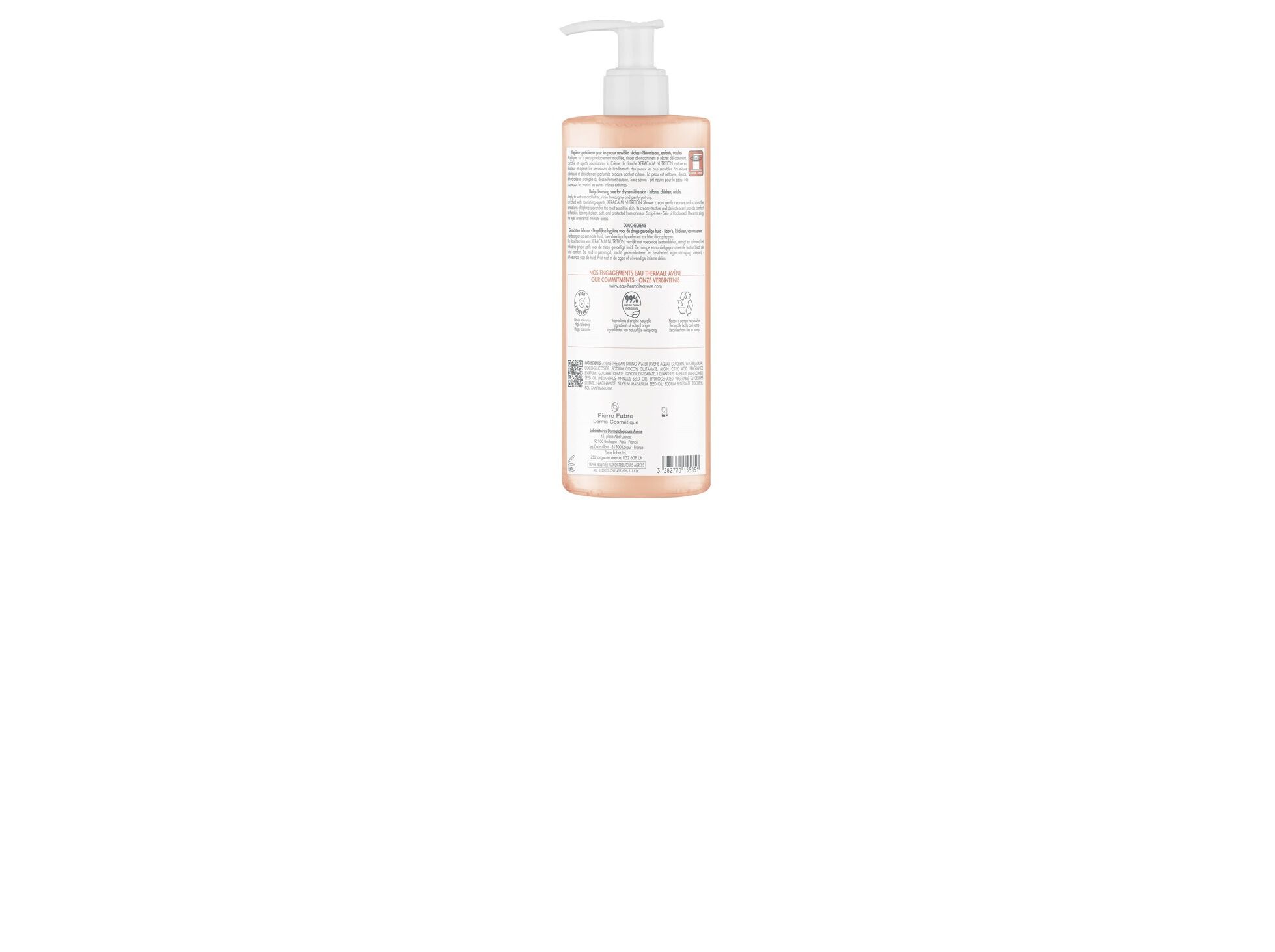 GEL BANHO AVENE XERACALM NUTRITION 500 ML image number 1