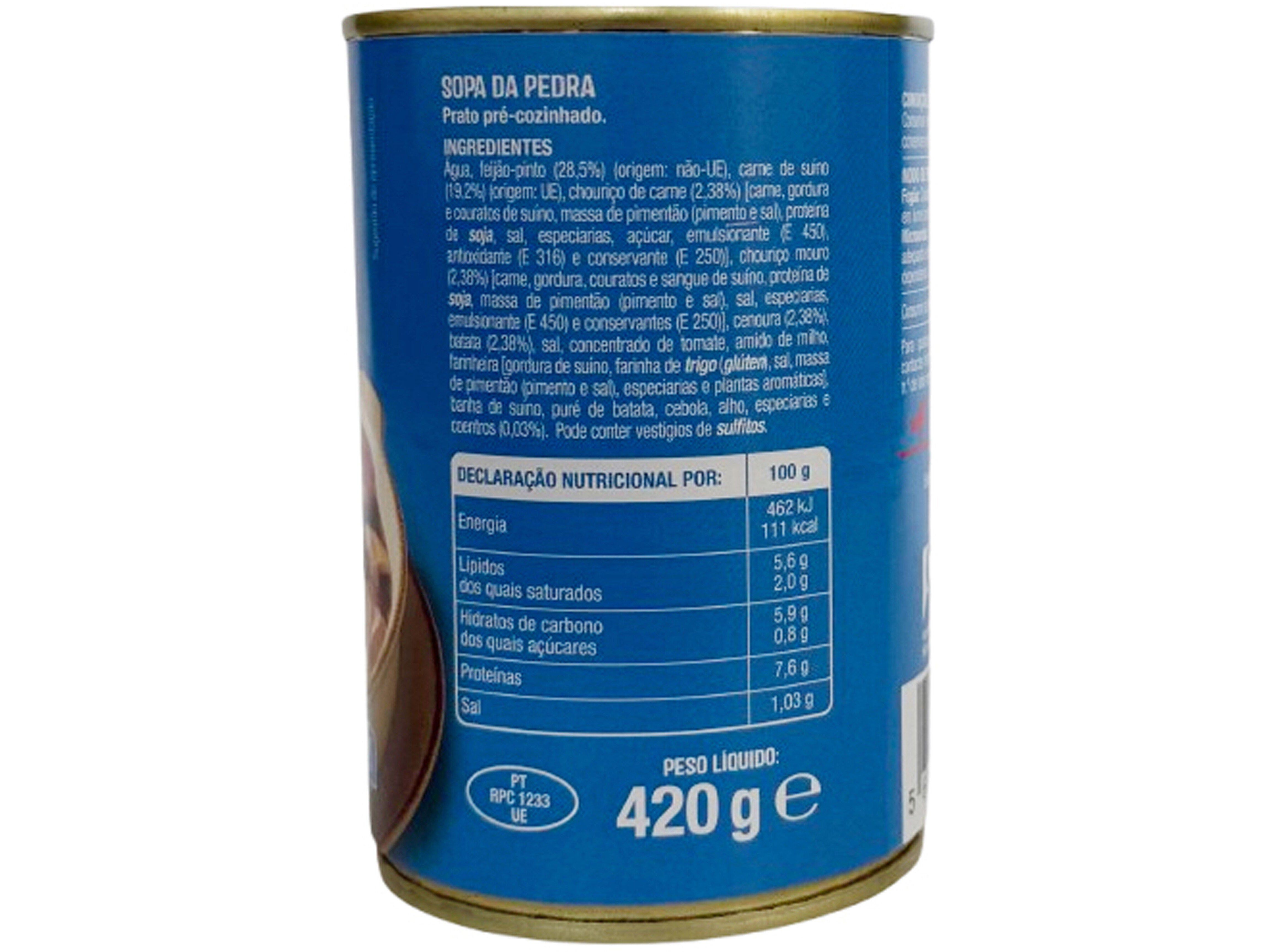 SOPA DA PEDRA AUCHAN 420G image number 1