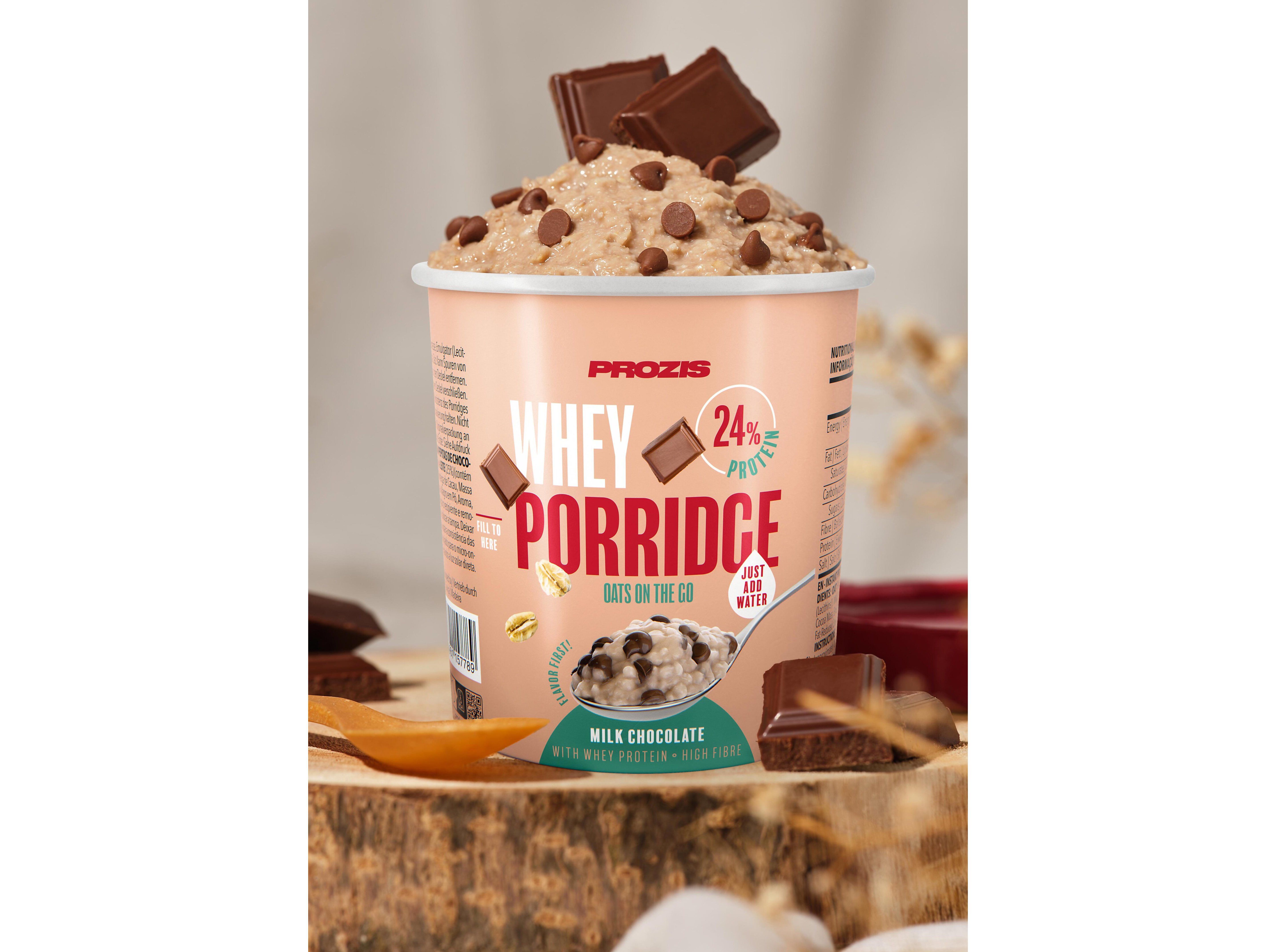 PAPAS DE AVEIA COM WHEY PROZIS CHOCOLATE 60 G image number 1