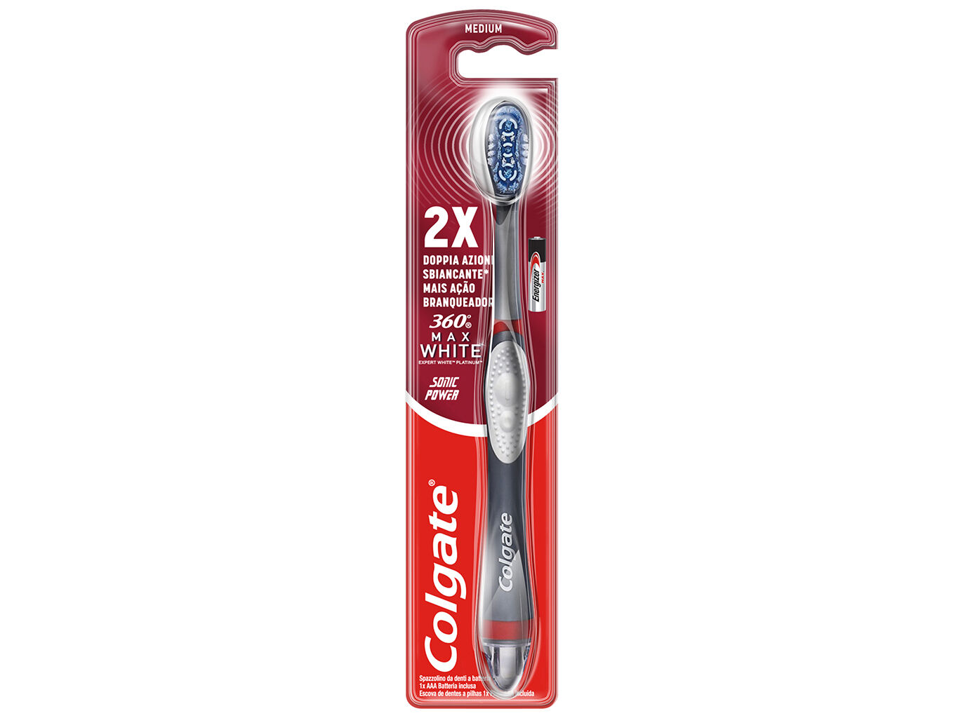 Escova de Dentes Bateria Max White Colgate 1un image number 0