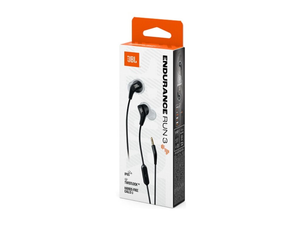 AURICULARES C/FIO JBL ENDURANCE RUN 3 PRETO/CINZENTO image number 7