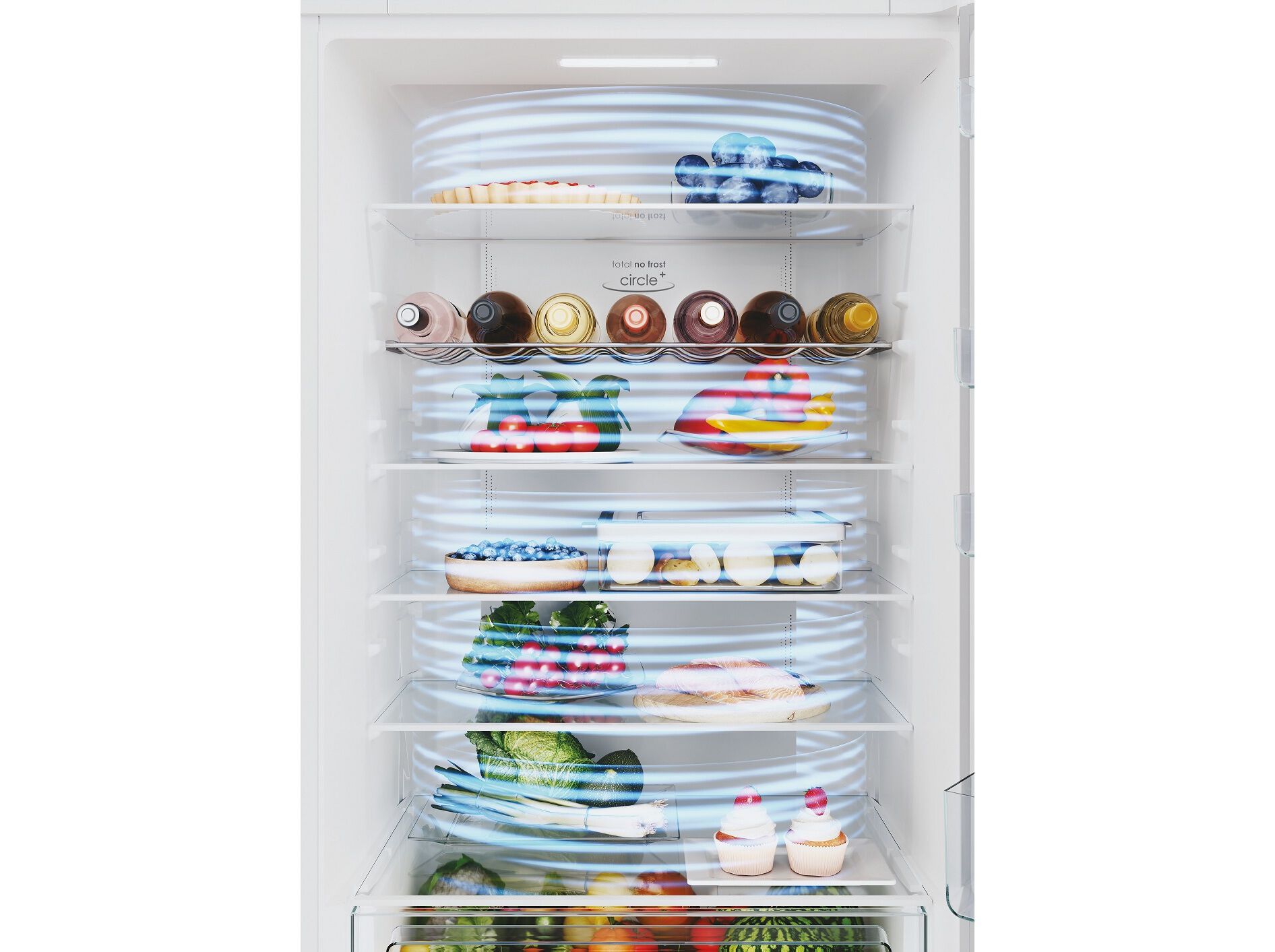 COMBINADO CANDY CBT7719EW ENCASTRE 364 L image number 2