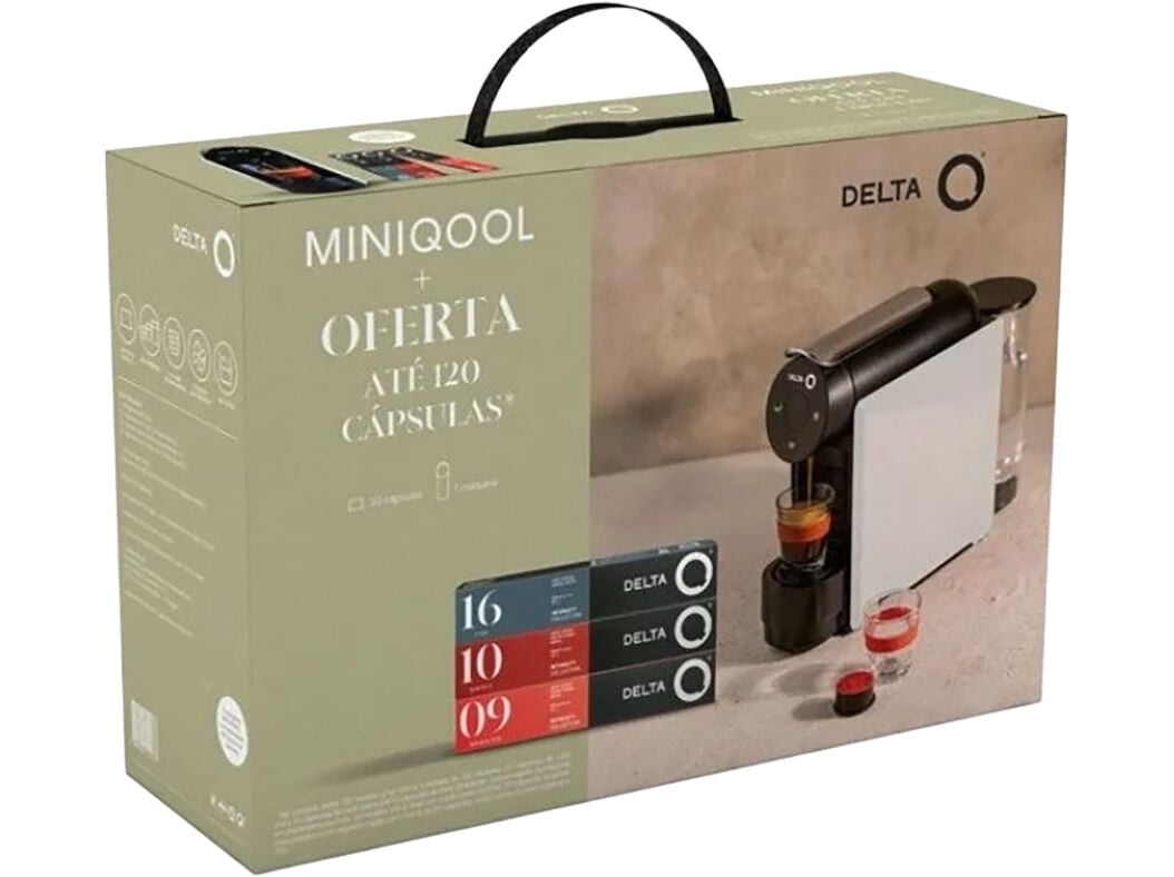 QIT M&Aacute;QUINA CAF&Eacute; DELTA Q MINIQOOL BRANCA image number 1
