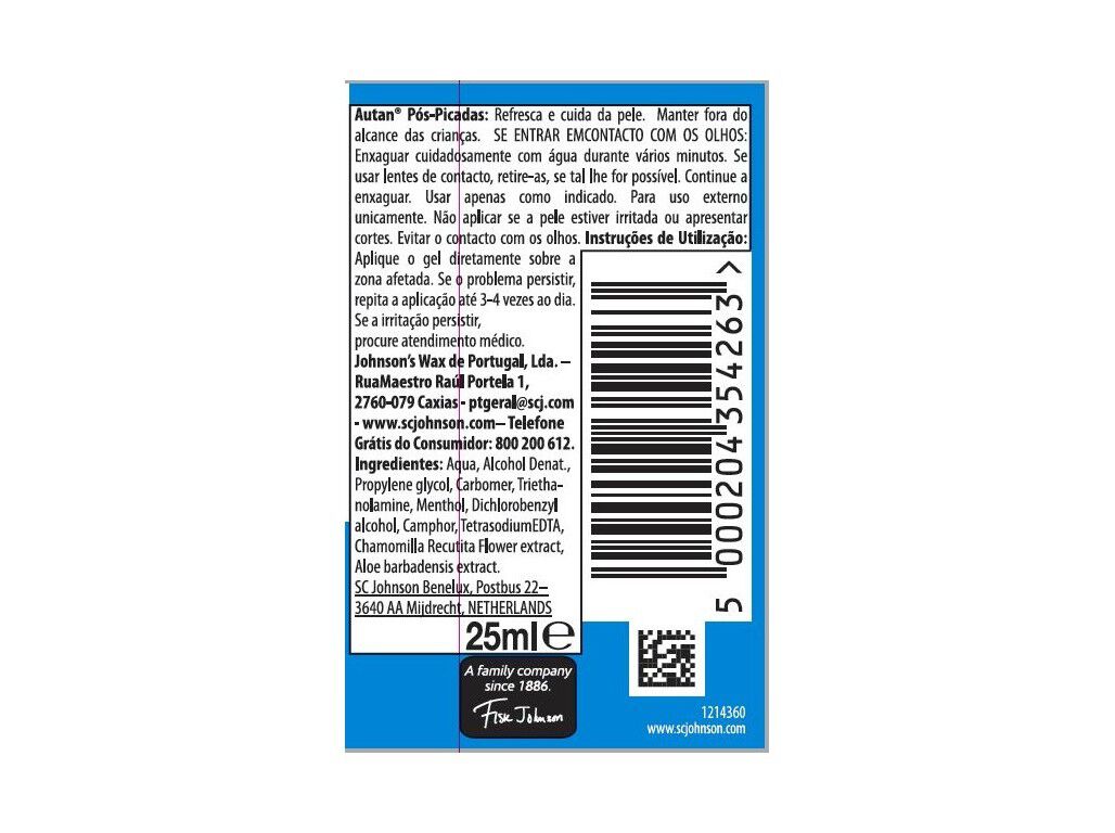 GEL AUTAN P&Oacute;S PICADA 25ML image number 1