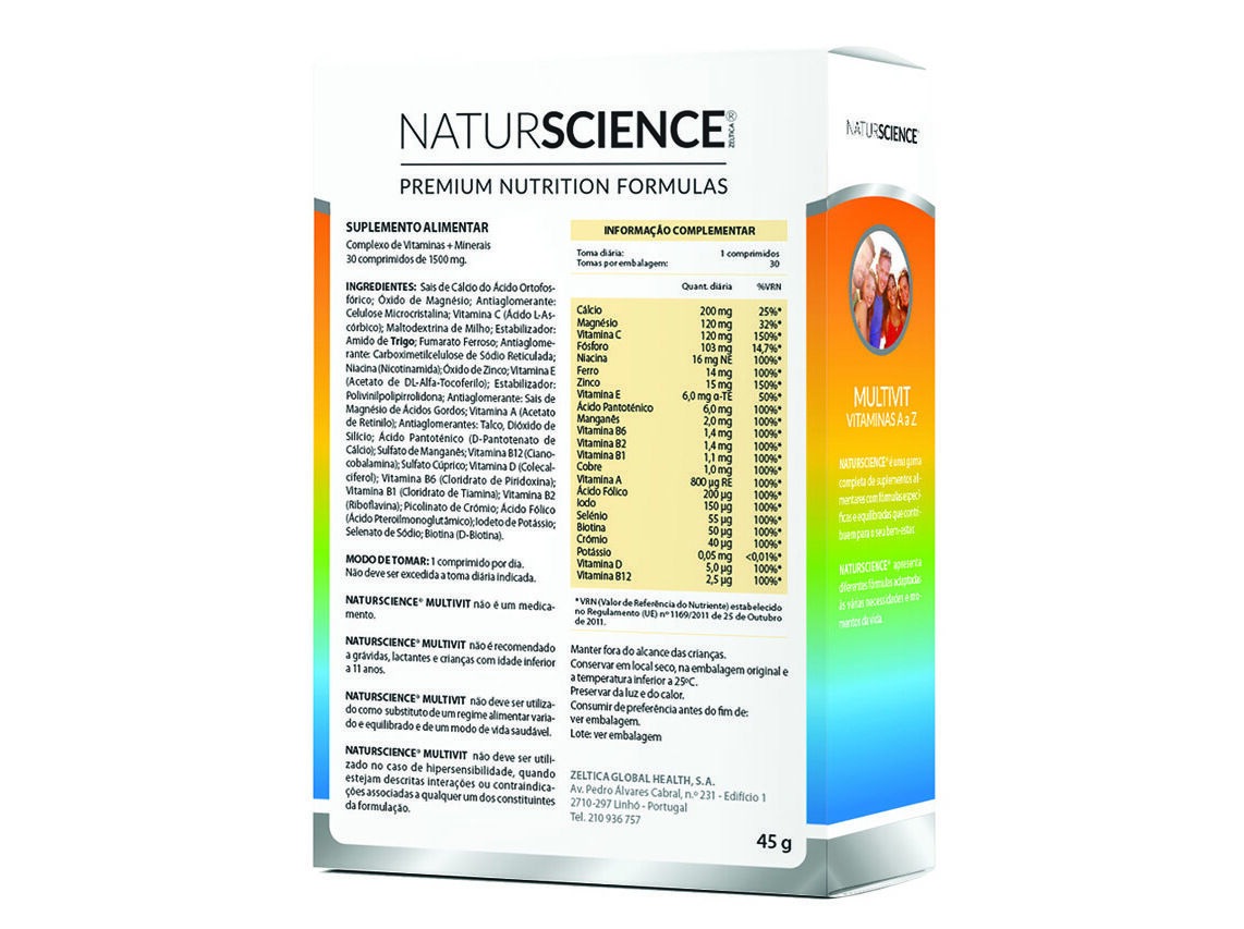 SUPLEMENTO NATURSCIENCE MULTIVIT 30 COMP image number 1