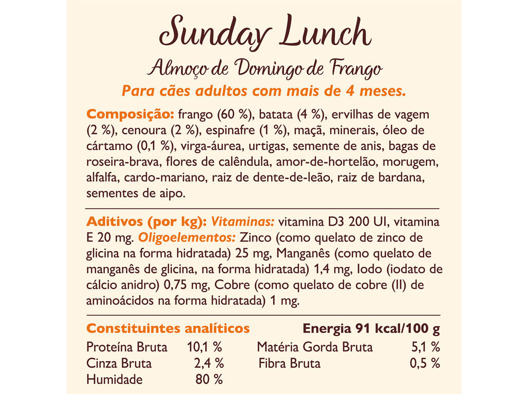COMIDA H&Uacute;MIDA PARA C&Atilde;O LILY'S KITCHEN FRANGO 150G image number 4