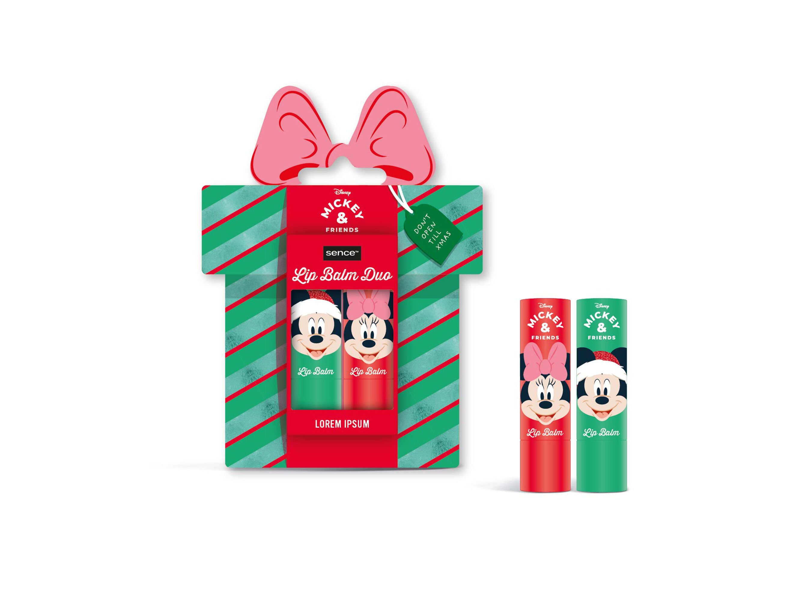 CONJUNTO DISNEY B&Aacute;LSAMO LABIAL MICKEY MOUSE