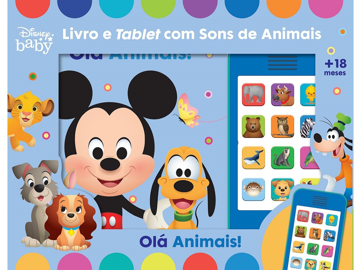 LIVRO OL&Aacute; ANIMAIS DISNEY BABY image number 0